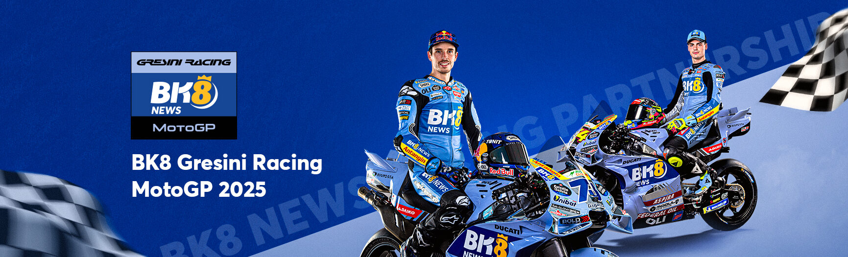 Banner quảng cáo thông báo của Gresini